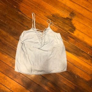 Charlotte Russe denim tank top